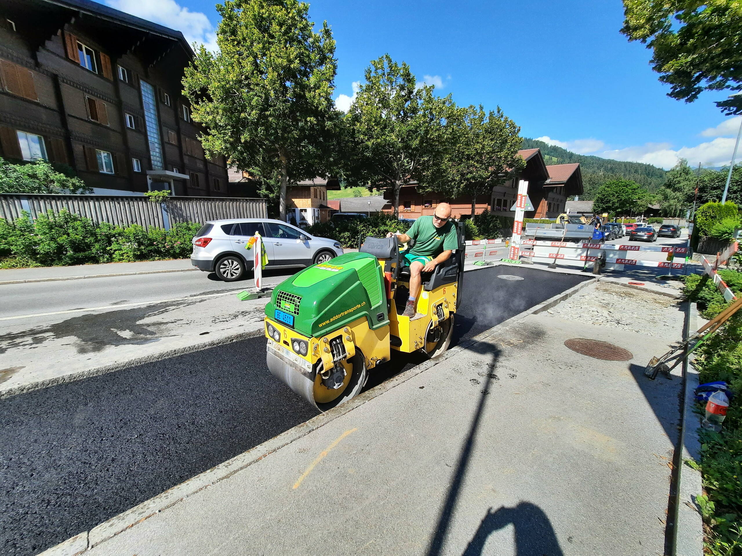 Addor AG Gstaad - Belagsarbeiten