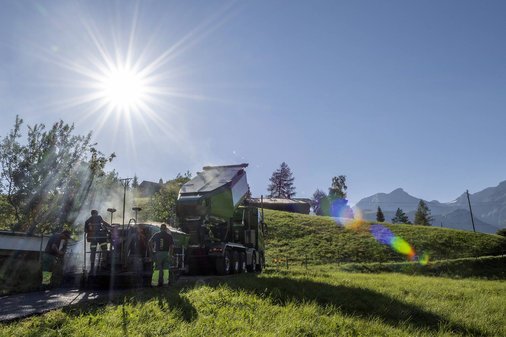 Addor AG Gstaad - Belagsarbeiten