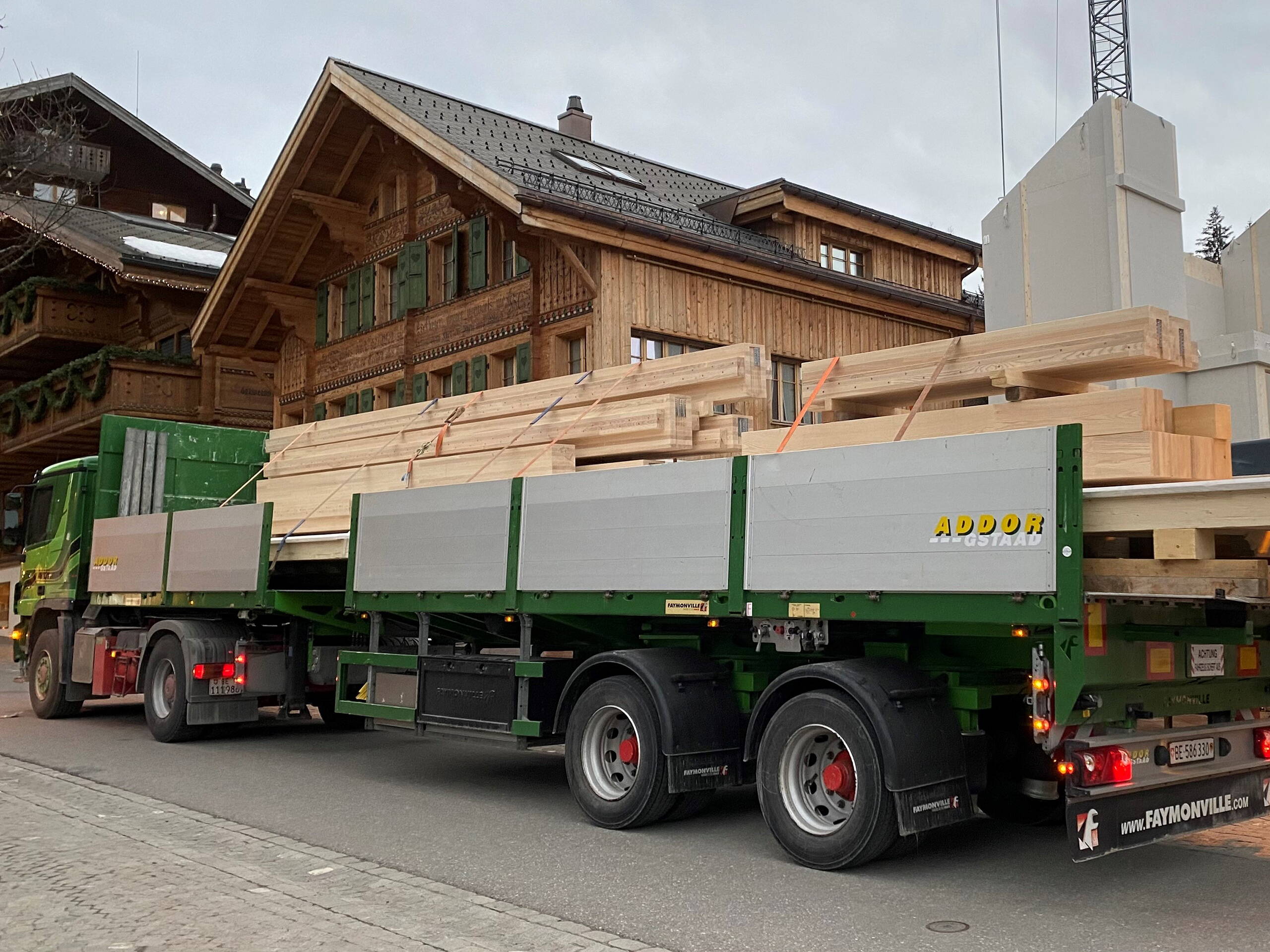 Sondertransporte Addor AG Gstaad