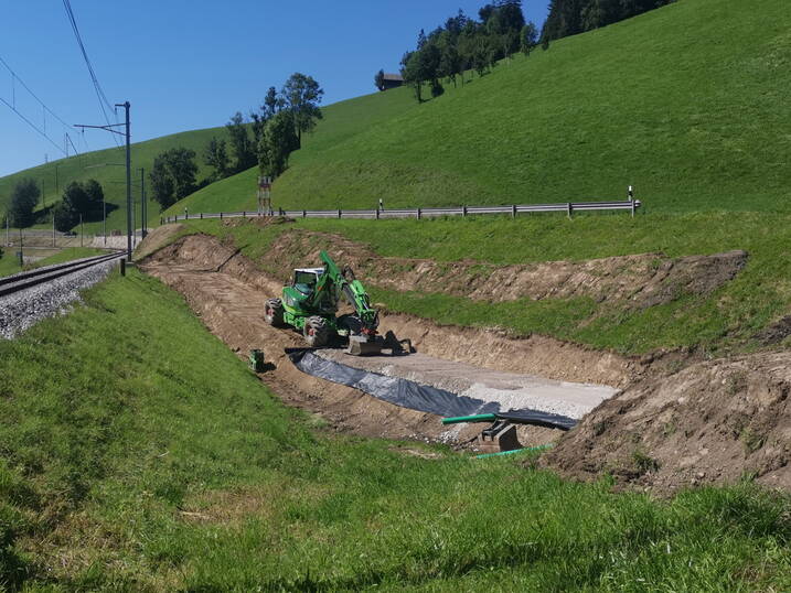 Mob Erdrutschsanierung, Château-d’Oex – Addor AG Gstaad