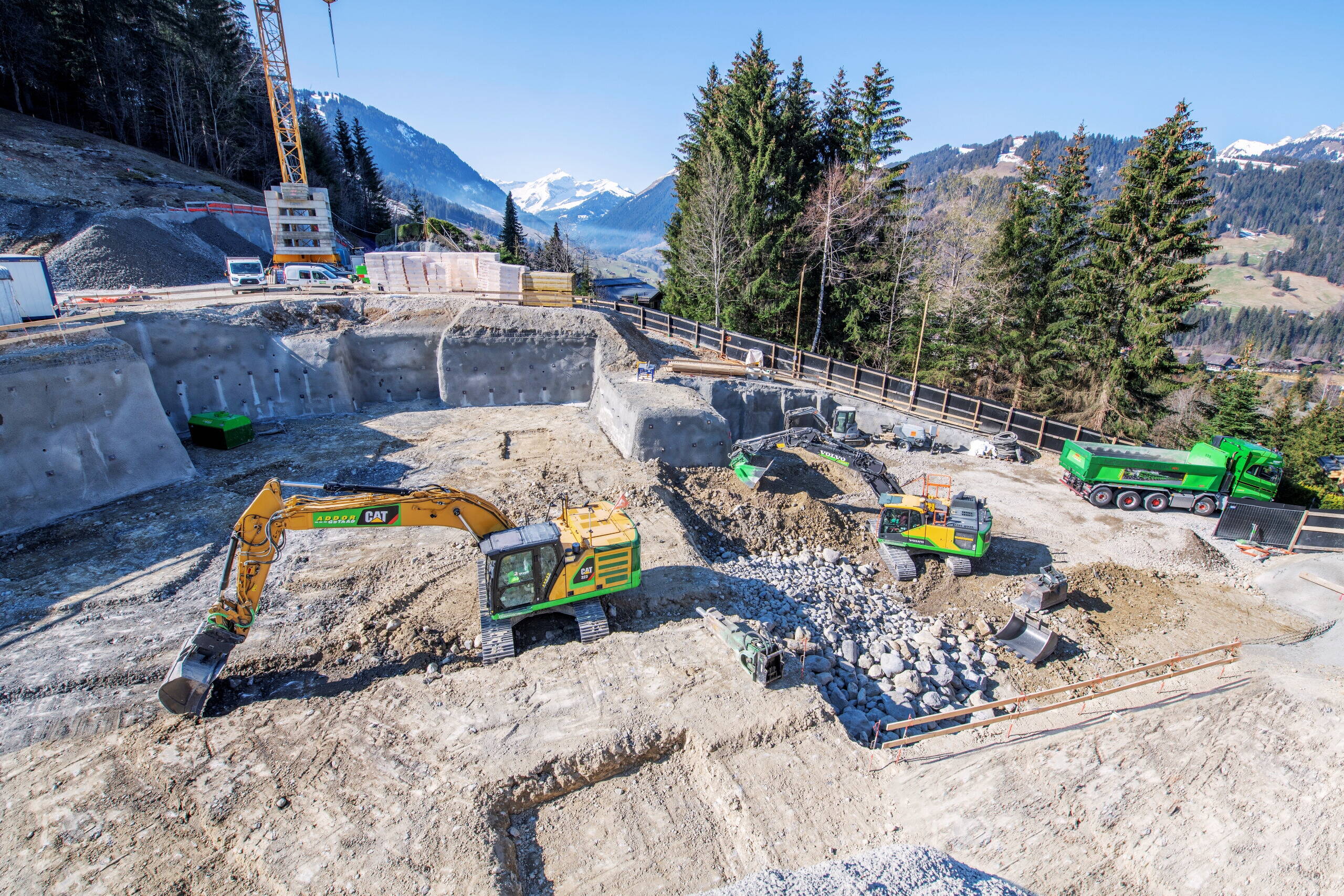 Addor AG Gstaad - Aushub Gstaad