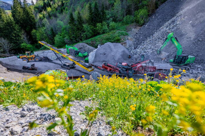 Steinbrueche und Kiesdepots - Addor AG Gstaad