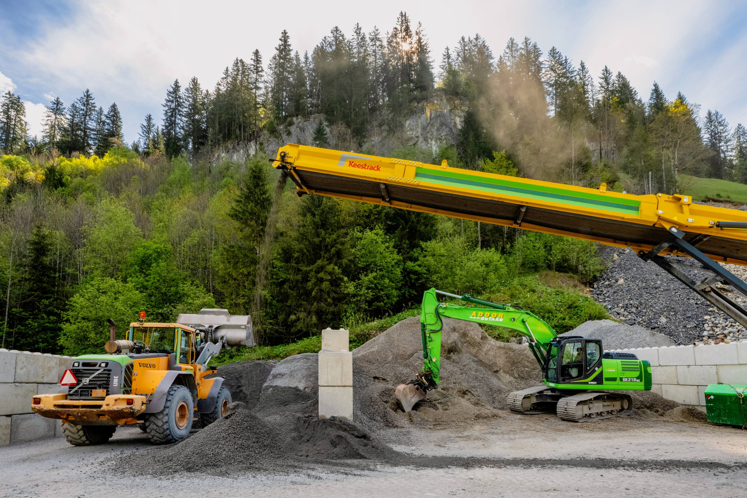 Steinbrueche und Kiesdepots - Addor AG Gstaad