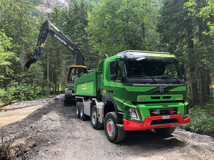 Steinbrueche und Kiesdepots - Addor AG Gstaad