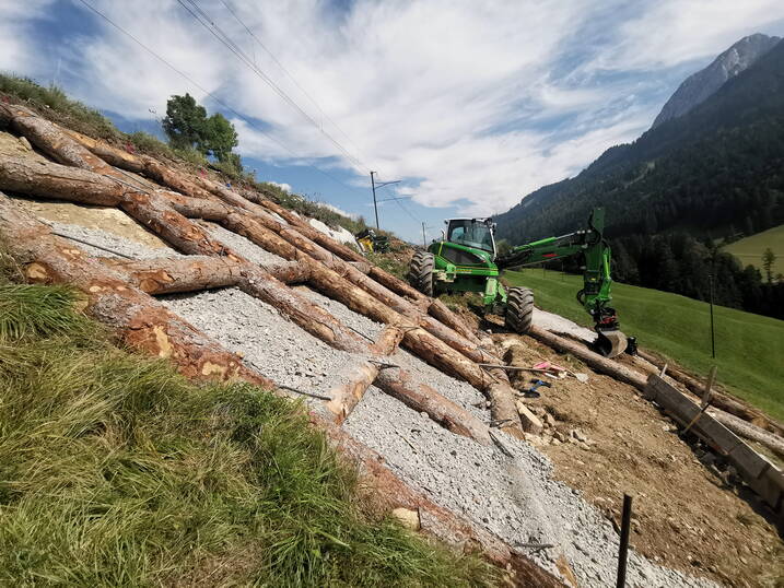 Mob Erdrutschsanierung, Château-d’Oex – Addor AG Gstaad