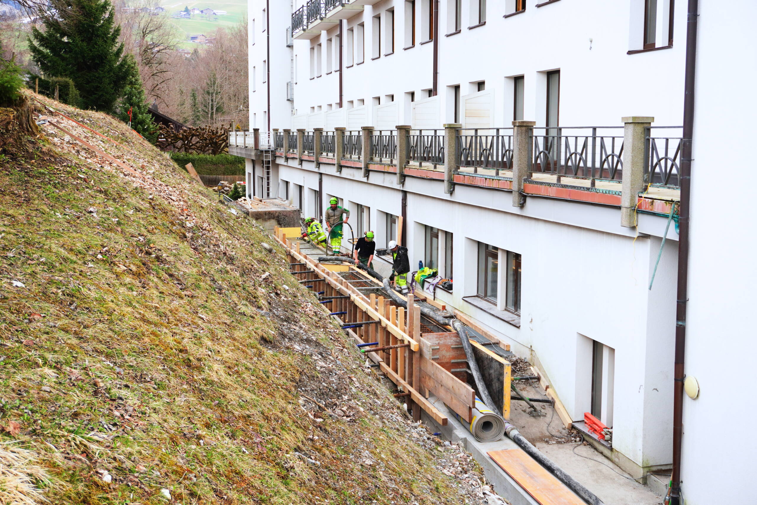 Addor AG Gstaad - Böschungssicherung