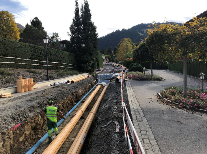 Addor AG Gstaad -Kanalisation Wispilenstrasse