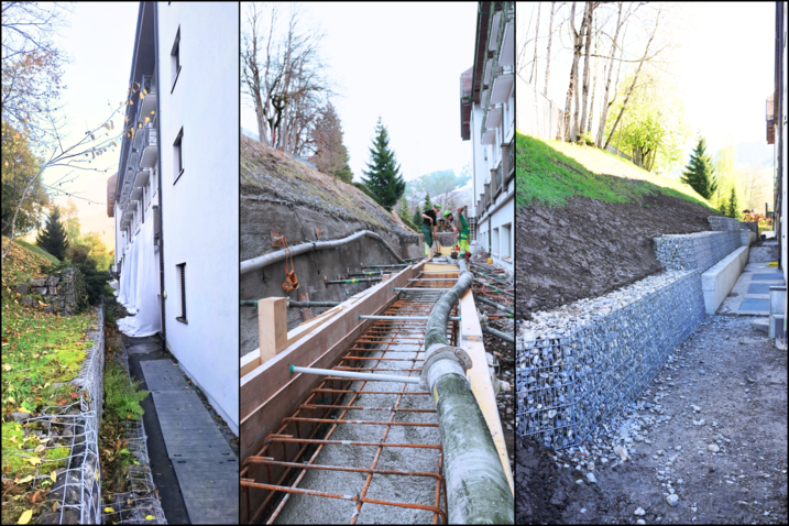 Addor AG Gstaad - Böschungssicherung